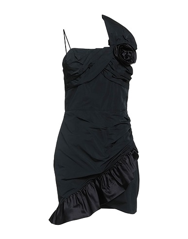 ALESSANDRA RICH Short dress Black 70% Polyester, 30% Silk