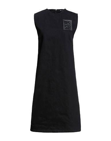 RAF SIMONS Jeanskleid Schwarz 100% Baumwolle