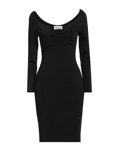ALEXANDRE VAUTHIER Short dress Black 80% Viscose, 18% Polyamide, 2% Elastane