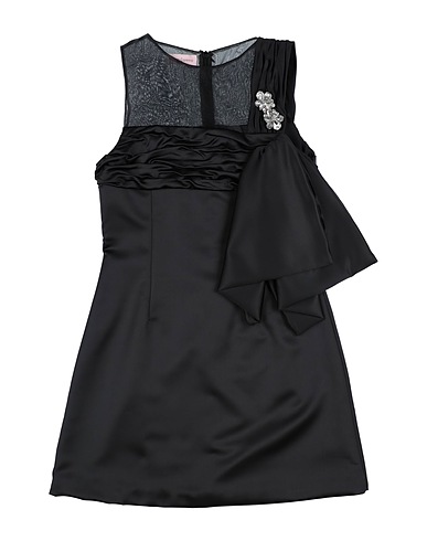 NUNZIA CORINNA Vestito Nero 100% Poliestere, Elastan