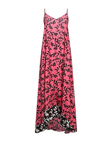BEATRICE .B Long dress Fuchsia 100% Silk