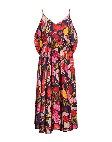 BEATRICE .B Langes Kleid Nachtblau 100% Polyester