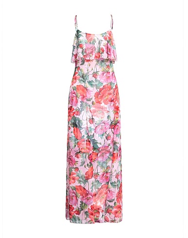 RINASCIMENTO Long dress Pink 100% Polyester