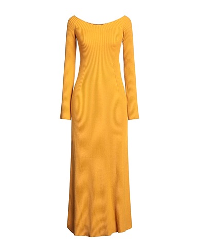 CHLOÉ Midi dress Marigold 90% Wool, 10% Cashmere, Polyamide, Elastane