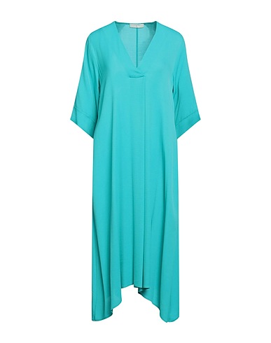 BEATRICE .B Midi dress Turquoise 100% Viscose