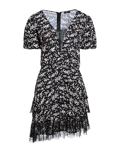 ELISABETTA FRANCHI Short dress Black 100% Viscose, Polyamide