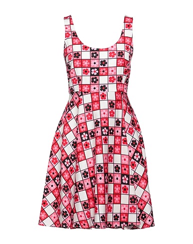 BEATRICE .B Short dress Red 54% Viscose, 44% Cotton, 2% Elastane