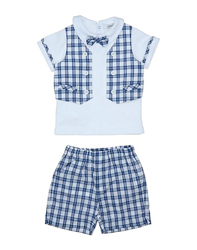 ALETTA Outfits Slate blue 100% Cotton