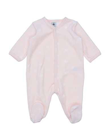 PETIT BATEAU Baby jumpsuit  Blush 77% Cotton, 23% Polyacrylic