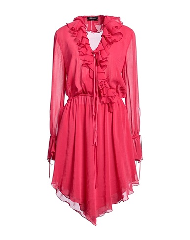 BLUMARINE Short dress Magenta 78% Cotton, 22% Silk