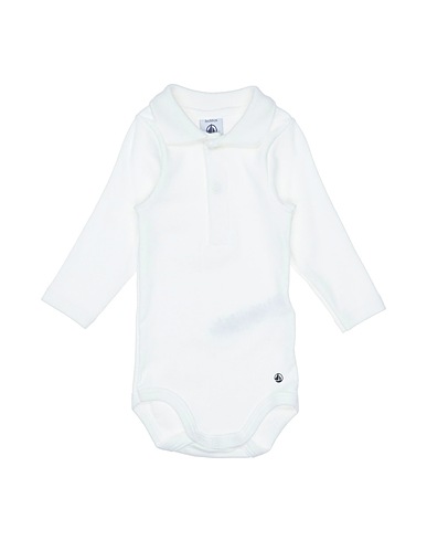PETIT BATEAU Baby bodysuit White 100% Cotton