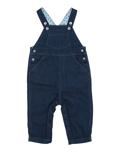 PETIT BATEAU Baby jumpsuit  Blue 88% Cotton, 11% Polyester, 1% Elastane