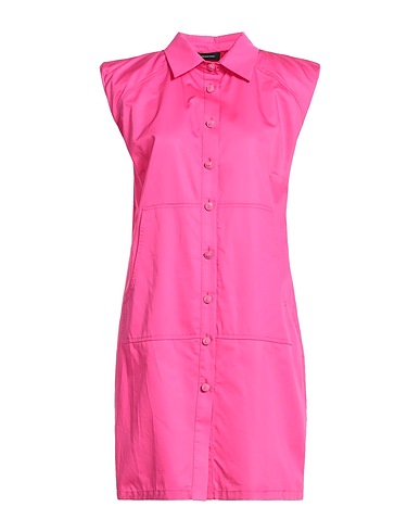LES BOURDELLES DES GARÇONS Vestito chemisier Fucsia 100% Cotone
