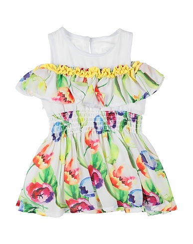 FUN & FUN Vestido para bebé  White 100% Cotton