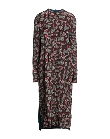 FERRAGAMO Midi dress Chocolate brown 100% Silk