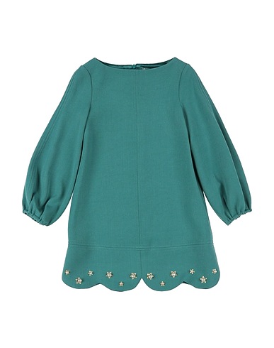 ELISABETTA FRANCHI Dress Deep teal 68% Polyester, 29% Viscose, 3% Elastane