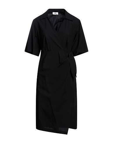 OTTOD'AME Midi dress Black 100% Cotton