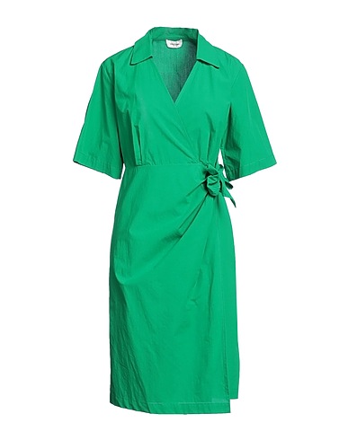 OTTOD'AME Midi dress Green 100% Cotton