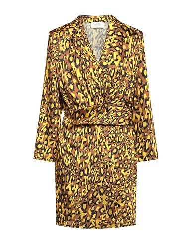 VICOLO Short dress Brown 100% Polyester