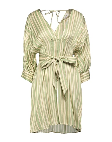 OTTOD'AME Shirt dress Light green 100% Viscose