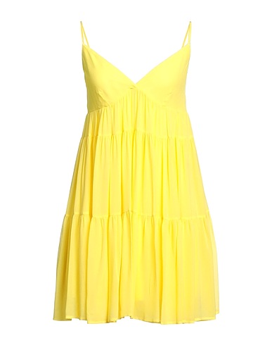 ANIYE BY Short dress Yellow 100% Viscose