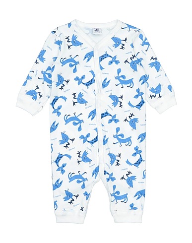 PETIT BATEAU Baby jumpsuit  Blue 100% Cotton