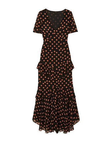 DE LA VALI Long dress Black 100% Viscose