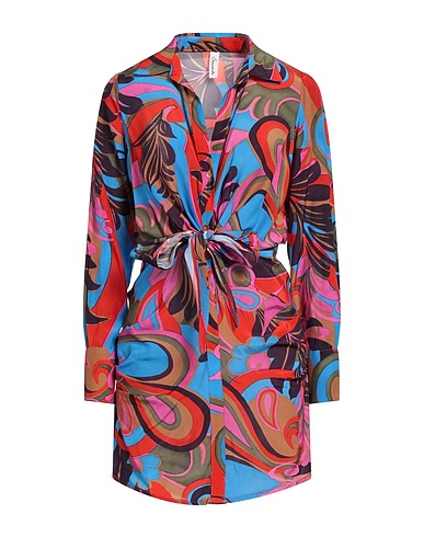 SOUVENIR Shirt dress Red 100% Viscose