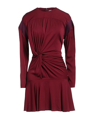 STELLA McCARTNEY Elegantes Kleid Bordeaux 94% Viskose, 6% Elastan, Polyamid