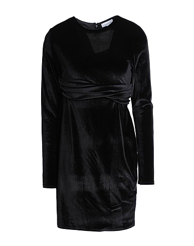 TOPSHOP Short dress Black 92% Polyester, 8% Elastane