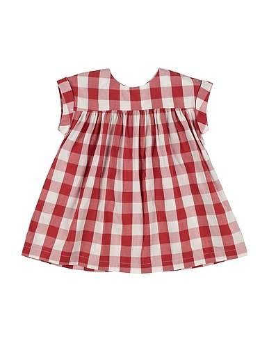 PETIT BATEAU Vestido para bebé  Brick red 100% Cotton