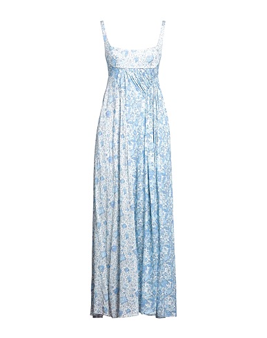 GIOVANNI BEDIN Long dress Sky blue 100% Viscose
