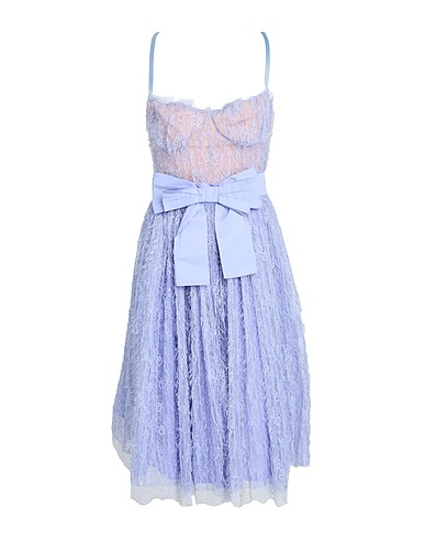 ELISABETTA FRANCHI Vestito midi Lilla 100% Poliestere, Poliammide, Elastan