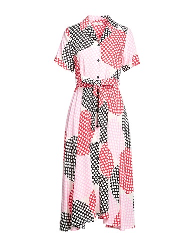 BEATRICE .B Midi dress Red 100% Silk