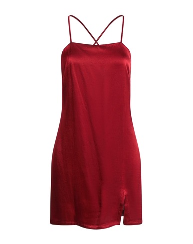 VICOLO Short dress Burgundy 100% Viscose