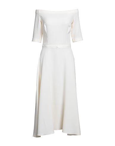 BIBI BACHTADZE Vestito midi Avorio 100% Lana