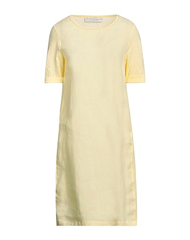 LE TRICOT PERUGIA Kurzes Kleid Gelb 96% Holz, 4% Elastan