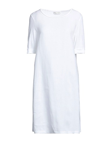 LE TRICOT PERUGIA Vestito corto Bianco 96% Legno, 4% Elastan