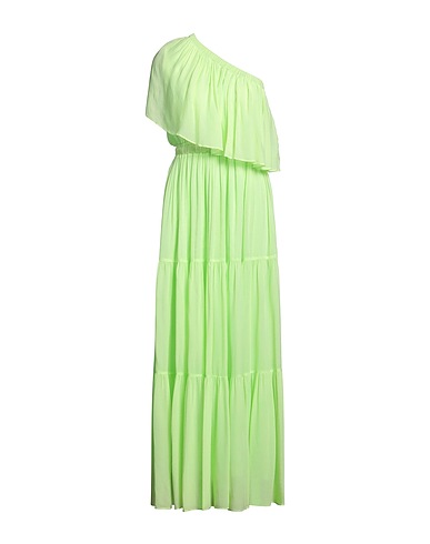 EMMA & GAIA Vestito lungo Verde lime 100% Viscosa