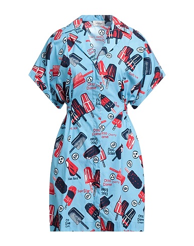 OTTOD'AME Shirt dress Sky blue 100% Cotton