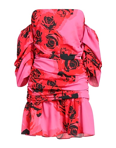 DRAMÉE Vestito corto Rosso 100% Poliestere