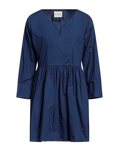 ALESSIA SANTI Vestito corto Blu 100% Cotone