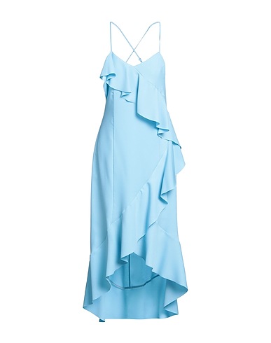 MUSANI COUTURE Vestito corto Celeste 100% Poliestere