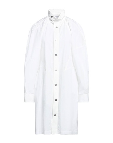 BOTTEGA VENETA Midi dress White 72% Cotton, 20% Viscose, 8% Polyester