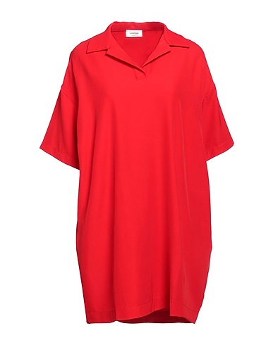 OTTOD'AME Vestito corto Rosso 97% Poliestere, 3% Elastan