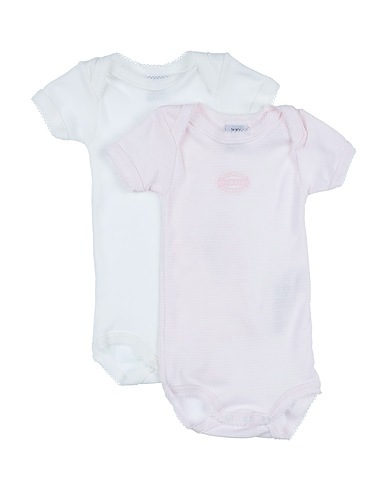 PETIT BATEAU Baby bodysuit Light pink 100% Cotton