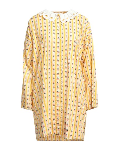 OTTOD'AME Shirt dress Yellow 100% Cotton