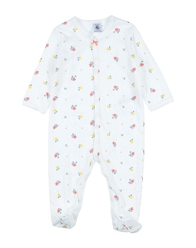 PETIT BATEAU Pelele para bebé  Blanco 100% Algodón