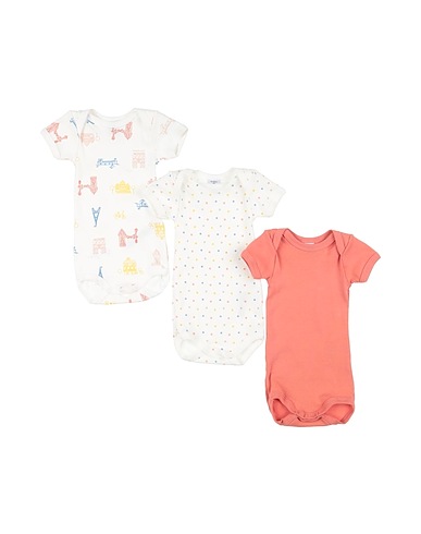 PETIT BATEAU Baby bodysuit Rust 100% Cotton