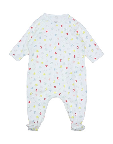 PETIT BATEAU Baby jumpsuit  White 100% Cotton